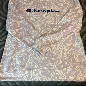 Champion Pink and Cream Swirl Sweatshirt